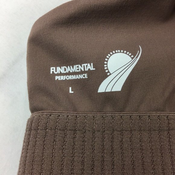 Fundamental Coast Performance Toluca Bra Halter Top Taupe Womens L Spring 2021 - Picture 7 of 12